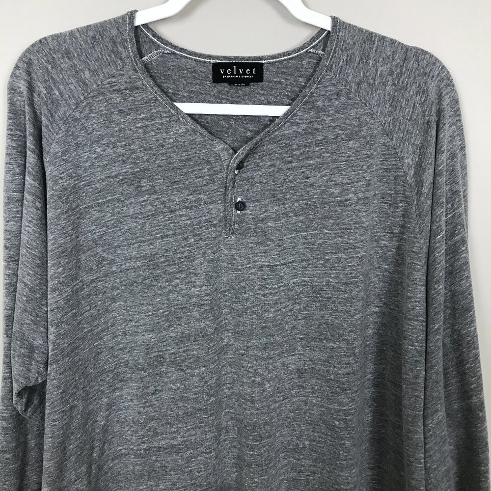 VELVET by Graham & Spencer LS top Sz 2X